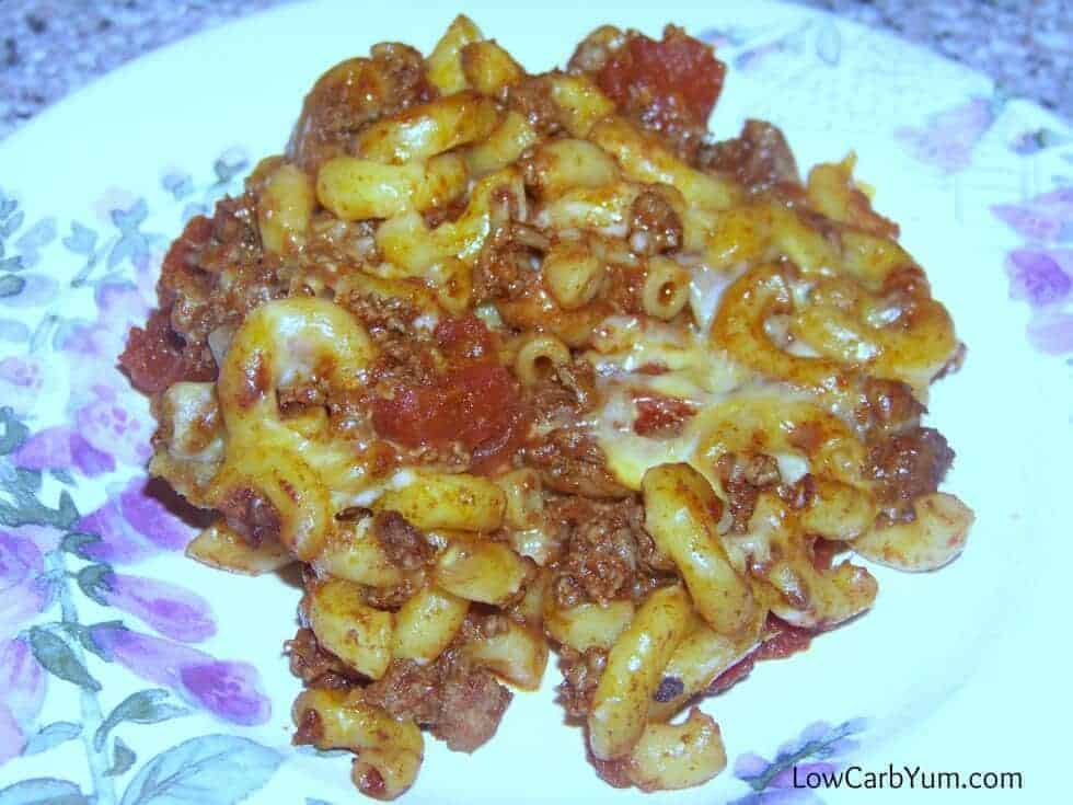 Chili Macaroni Recipe Easy Casserole Dinner Low Carb Yum