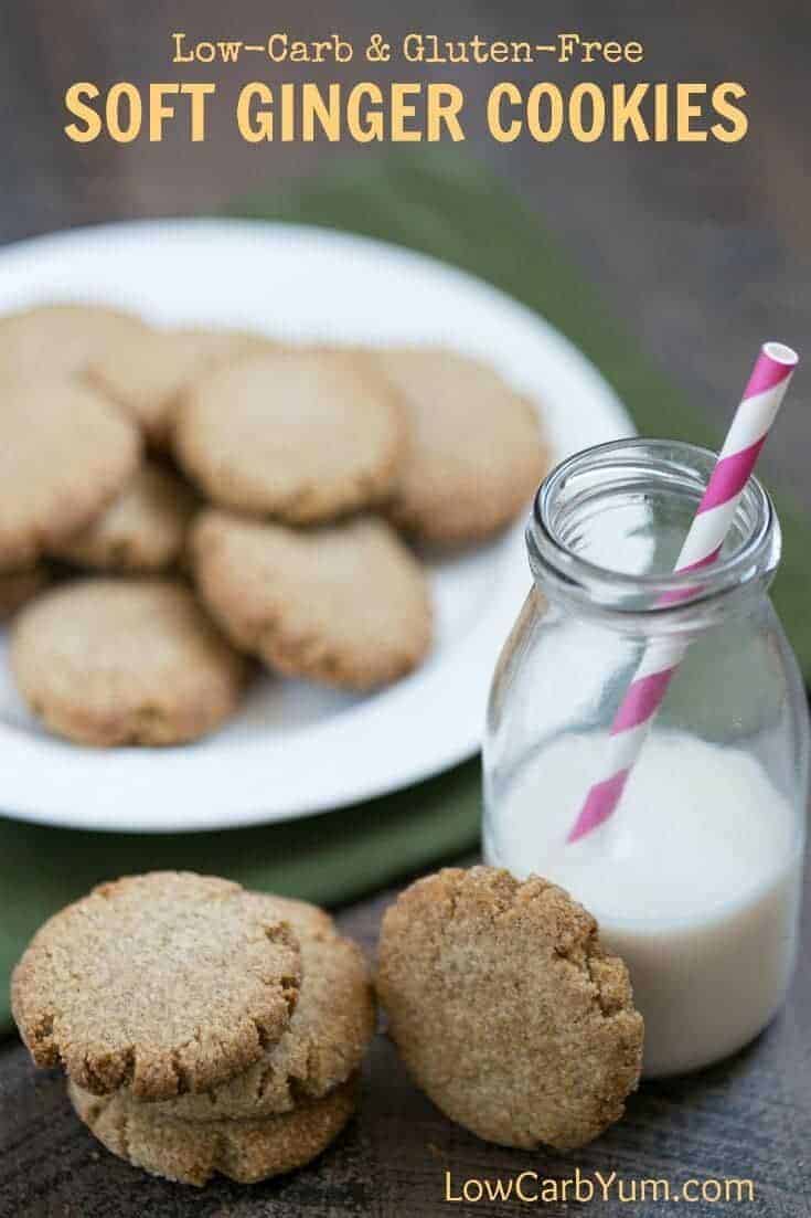 Soft Ginger Cookies - Low Carb And Gluten Free | Low Carb Yum