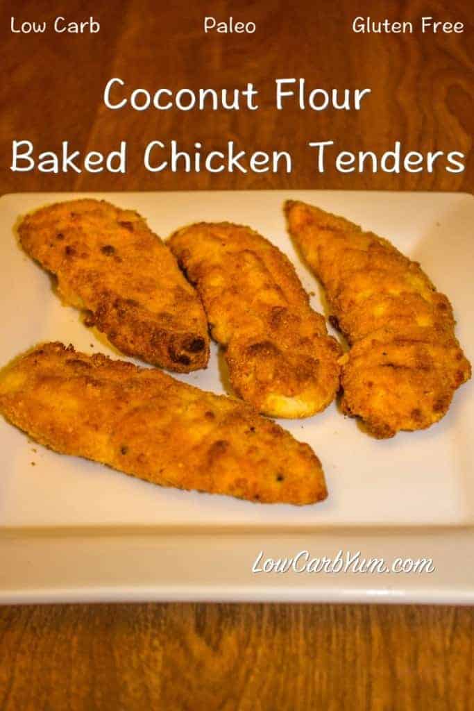 Coconut Flour Chicken Tenders | Low Carb Yum