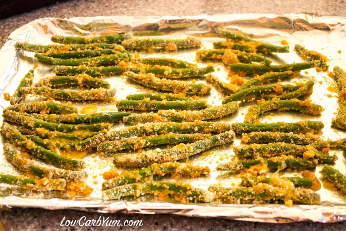 Oven Fried Green Beans Low Carb Yum