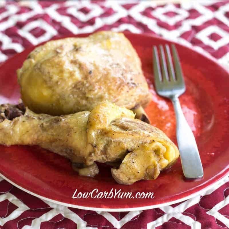 Crock Pot Chicken Thighs and Drumsticks Low Carb Yum