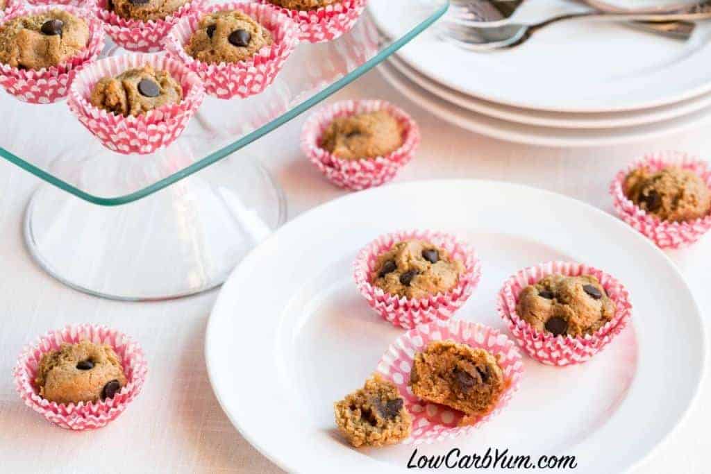 Mini Peanut Butter Chocolate Chip Muffins