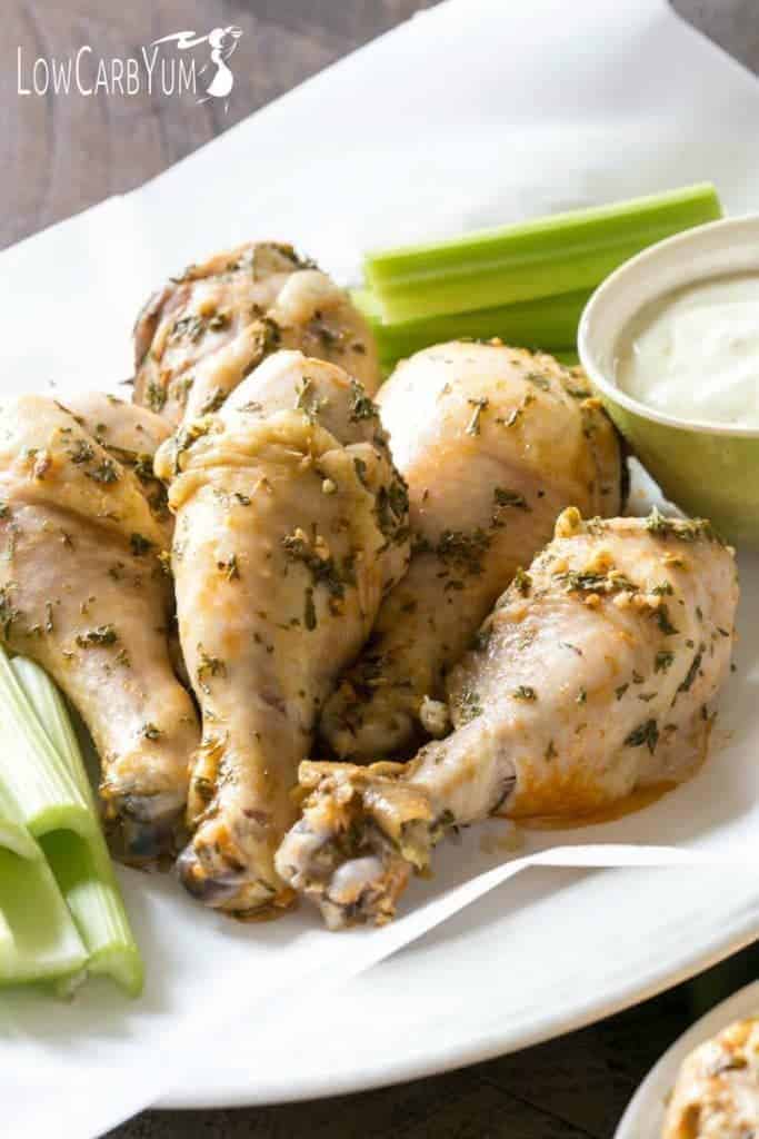 Crock Pot Buffalo Chicken Drumsticks Low Carb Yum
