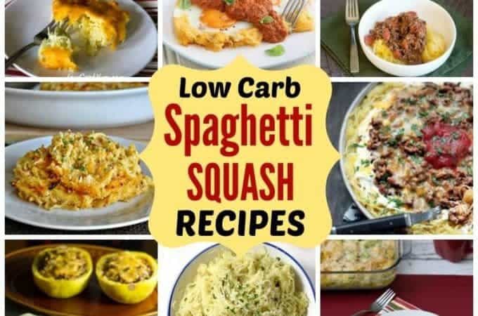 Low carb spaghetti squash recipes
