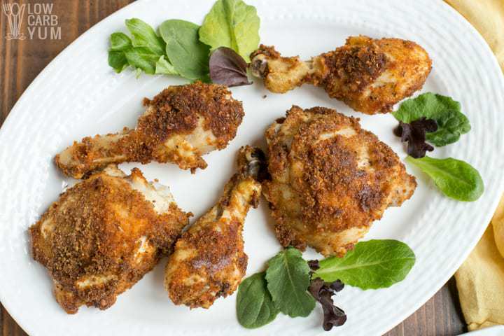 Low Carb Keto Fried Chicken in Air Fryer or Oven | Low Carb Yum