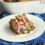 Blueberry Low Carb Gluten Free Coffee Cake