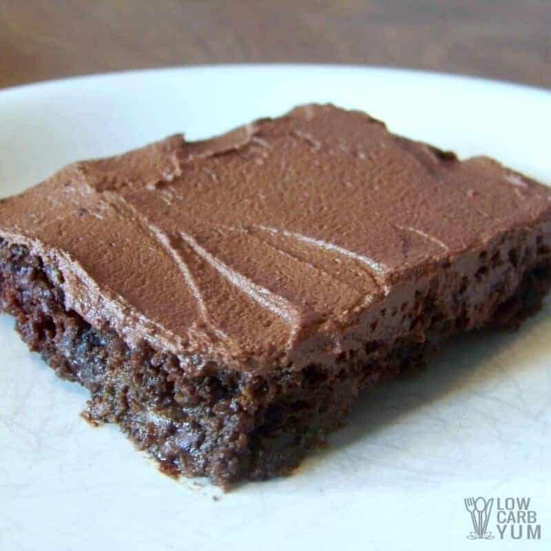 Chocolate Zucchini Low Carb Brownies | Low Carb Yum