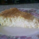 Crustless low carb coconut custard pie recipe