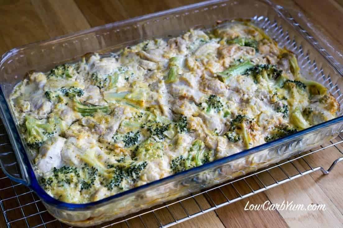 Low Carb Chicken Divan Casserole