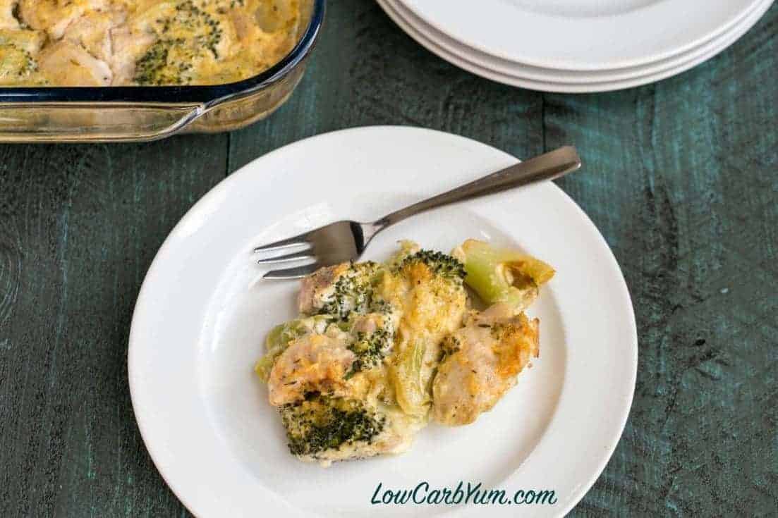 Low Carb Chicken Divan Casserole