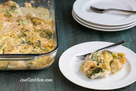 Chicken Divan Casserole - Low Carb Chicken Broccoli - Low Carb Yum