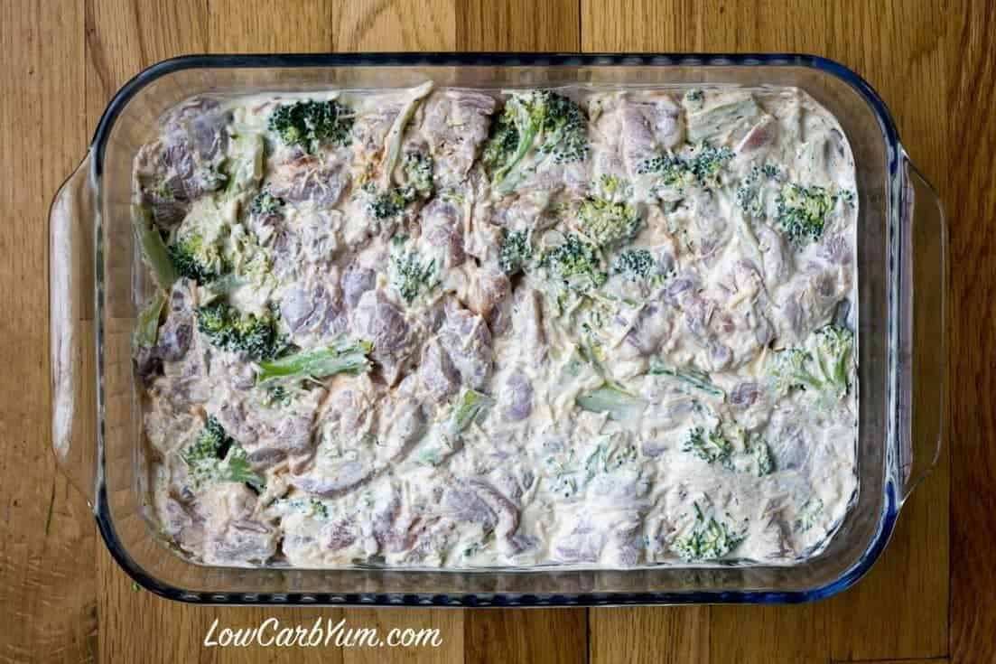 Low Carb Chicken Divan Casserole