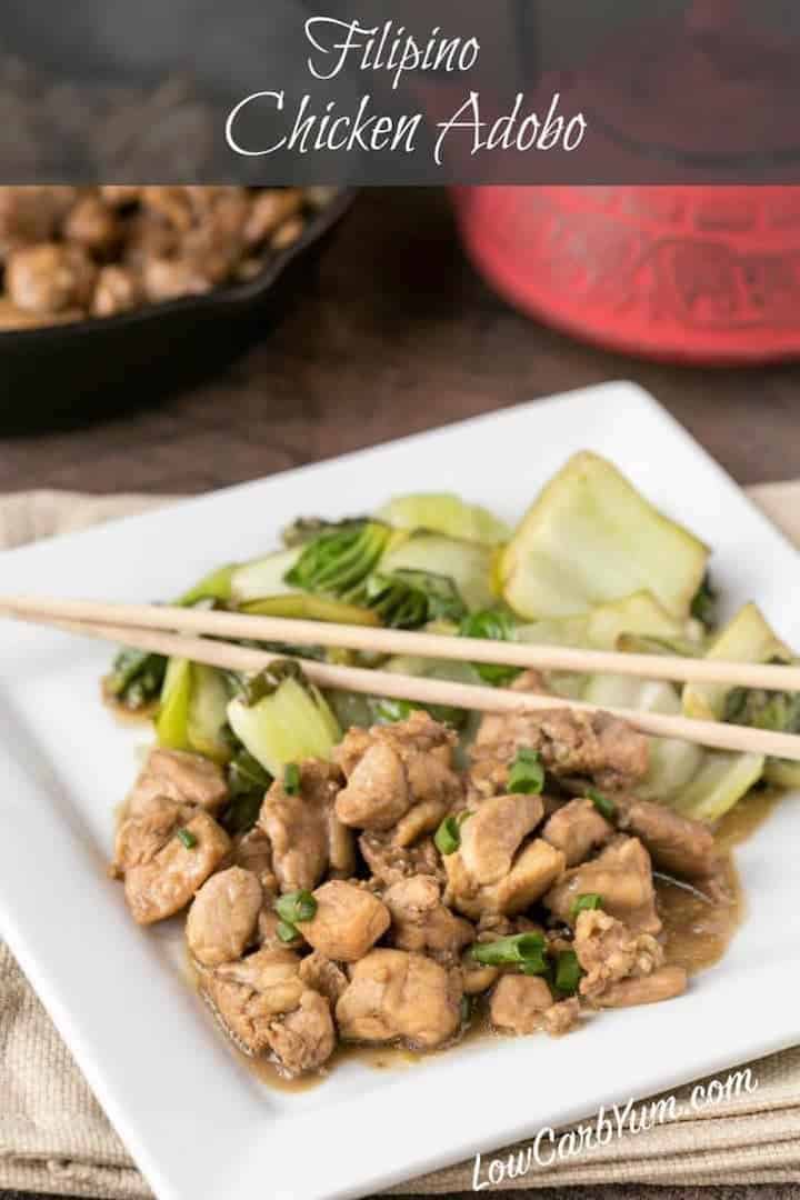 Easy Filipino Chicken Adobo Recipe Low Carb Yum