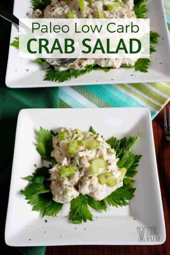 Keto Crab Salad Recipe (LowCarb, Paleo) Low Carb Yum