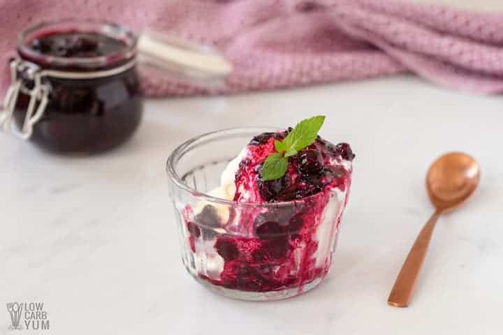 sugar free blueberry syrup recipe