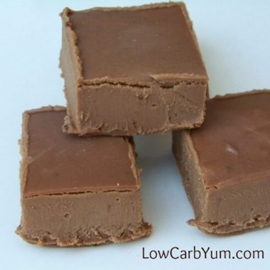 Low Carb Chocolate Cheese Fudge