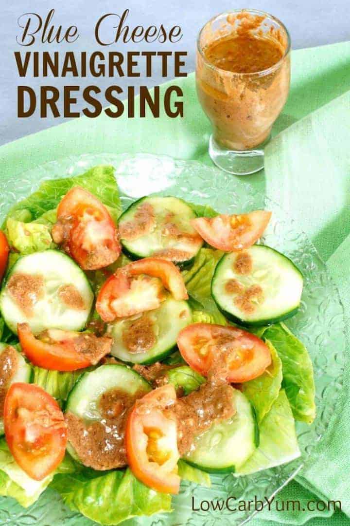 Blue Cheese Vinaigrette Dressing - Low Carb | Low Carb Yum