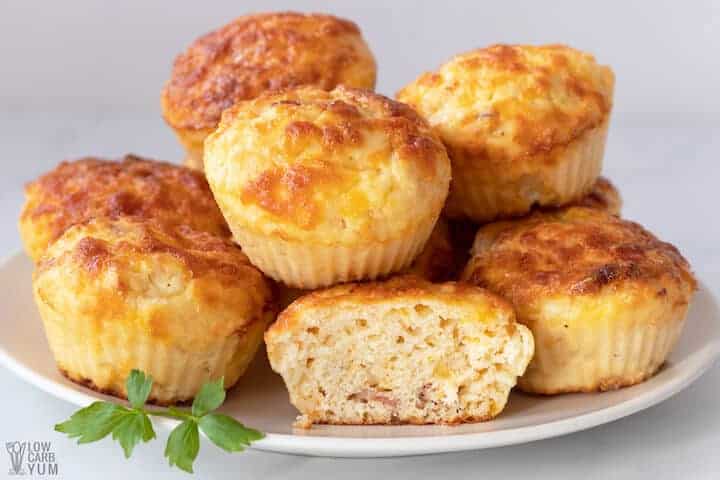 breakfast cottage cheese muffins