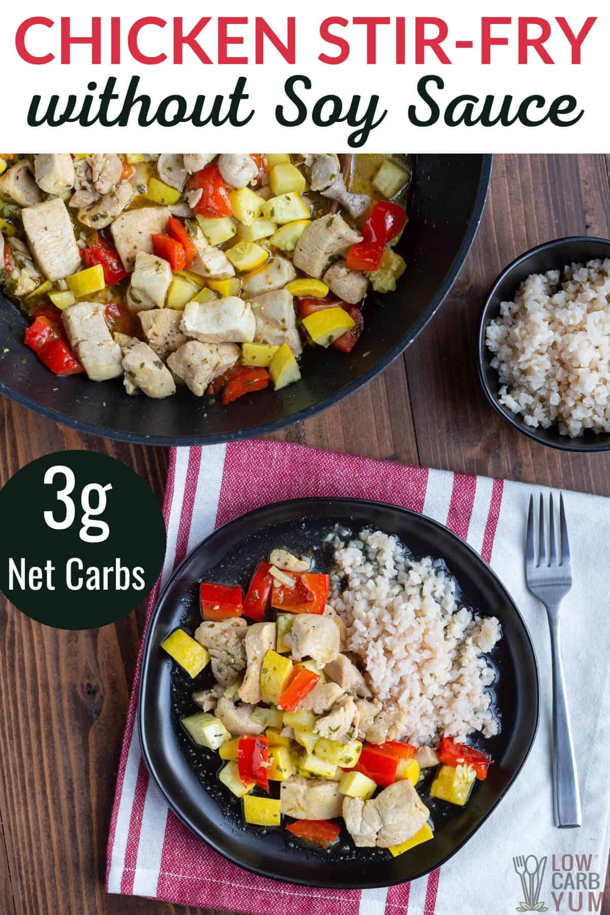 Chicken Stir Fry without Soy Sauce Low Carb Yum