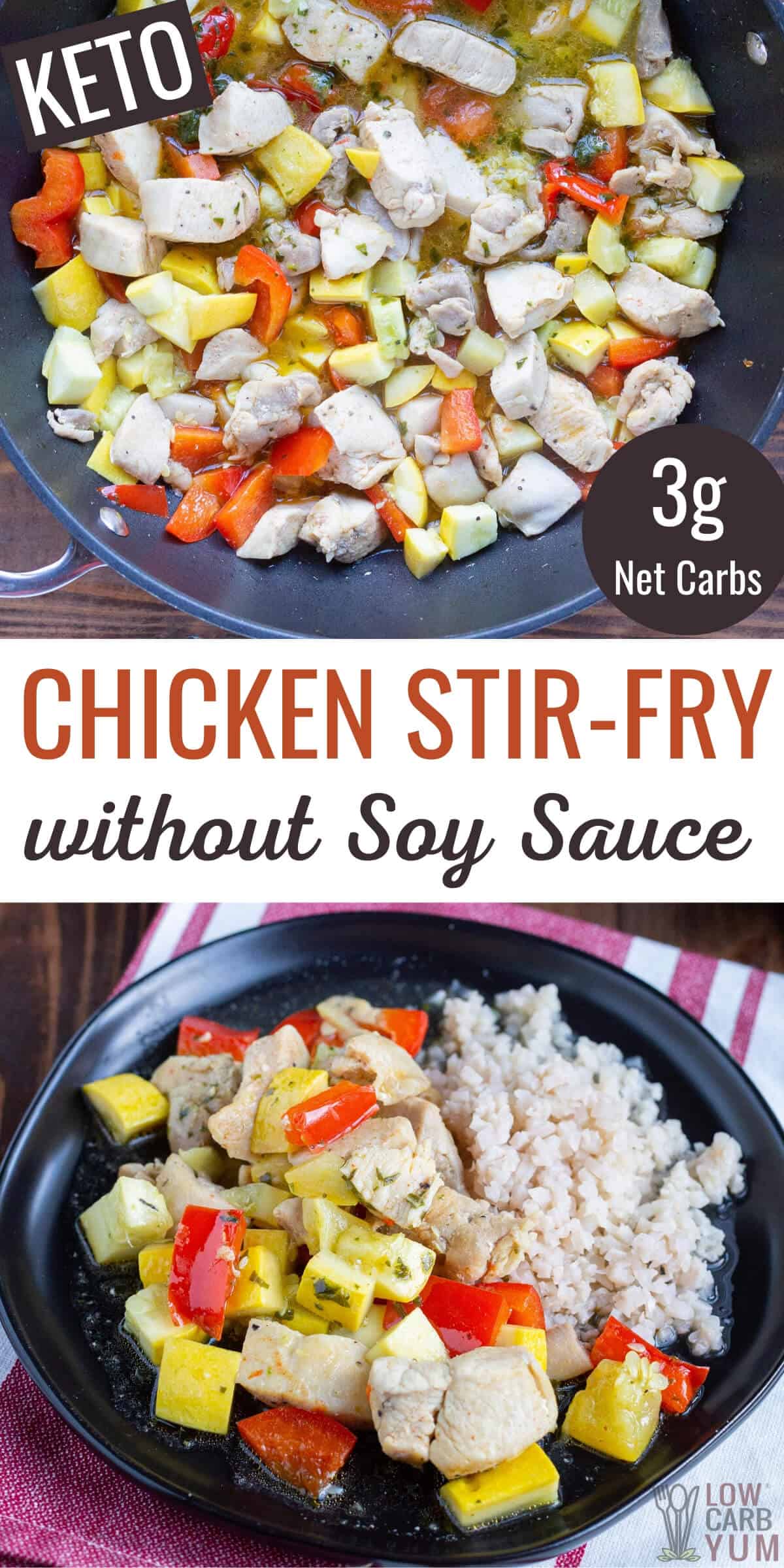 chicken stir fry without soy sauce recipe