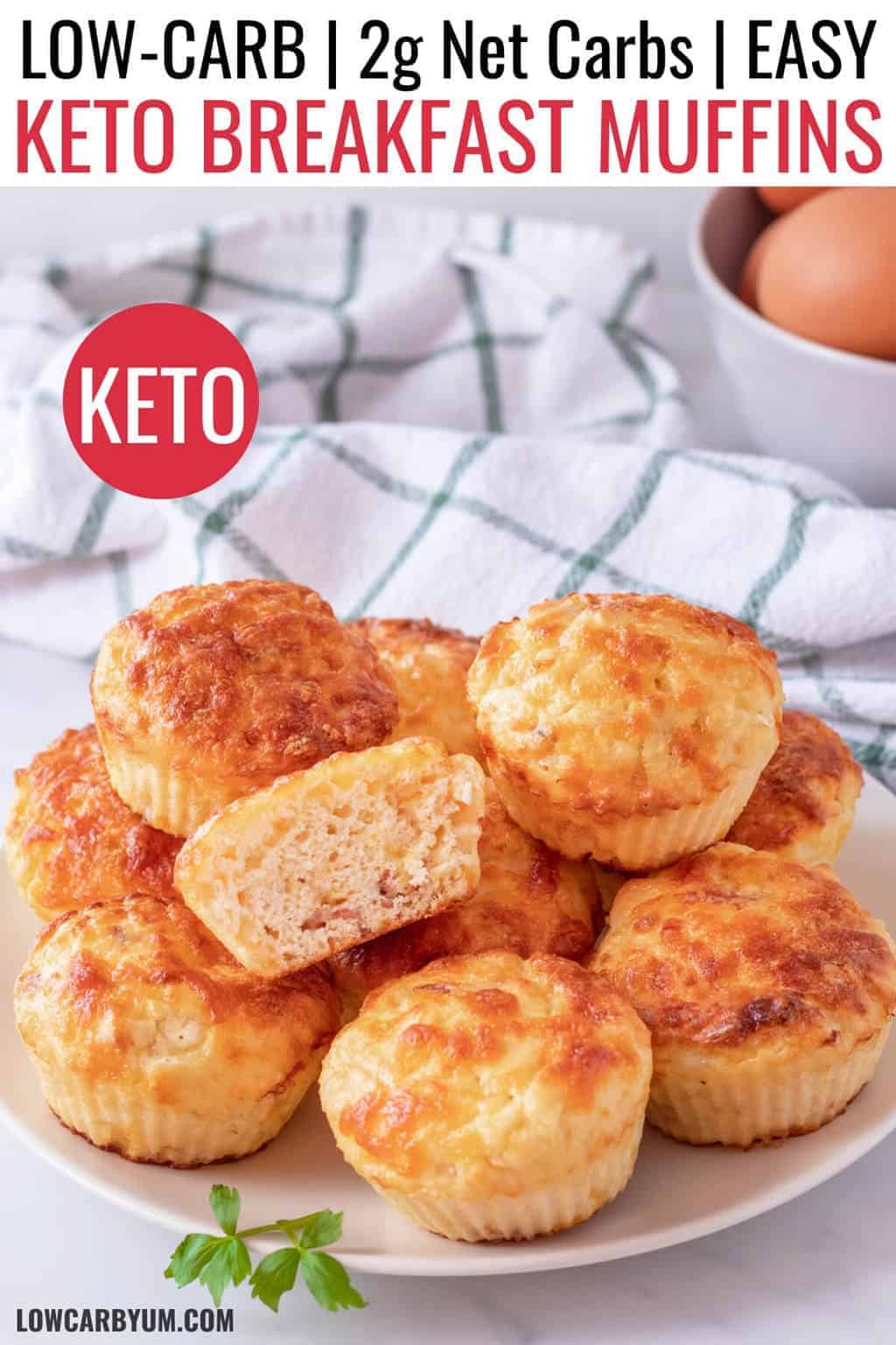 Keto Breakfast Muffins With Cottage Cheese - Low Carb Yum