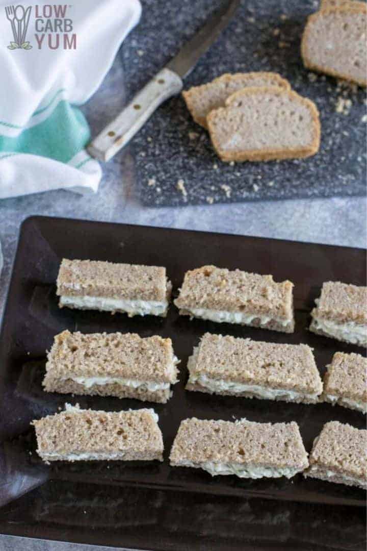 cucumber finger sandwiches