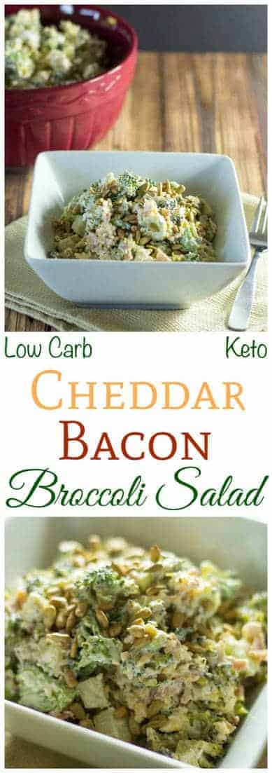 Low Carb Broccoli Salad with Bacon and Cheese  Low Carb Yum