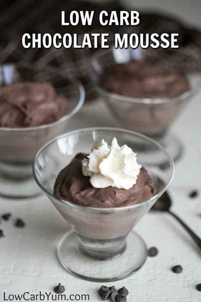 Keto Chocolate Mousse Recipe Gluten Free Low Carb Yum