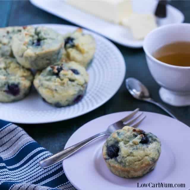 Keto Blueberry Muffins (GlutenFree) Low Carb Yum