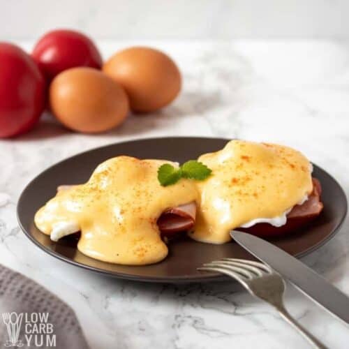 Easy Keto Eggs Benedict - Keto Cooking Wins