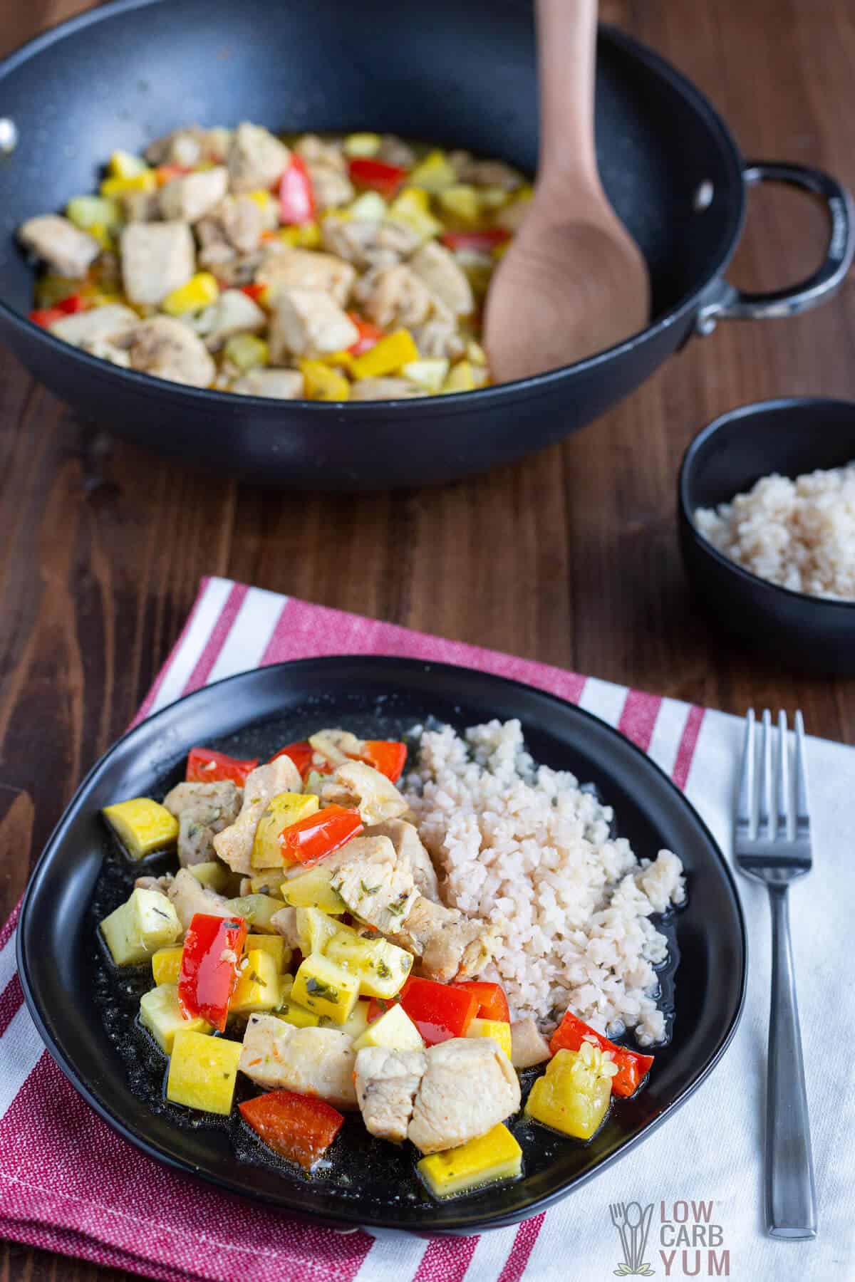 Low carb chicken stir fry without soy sauce