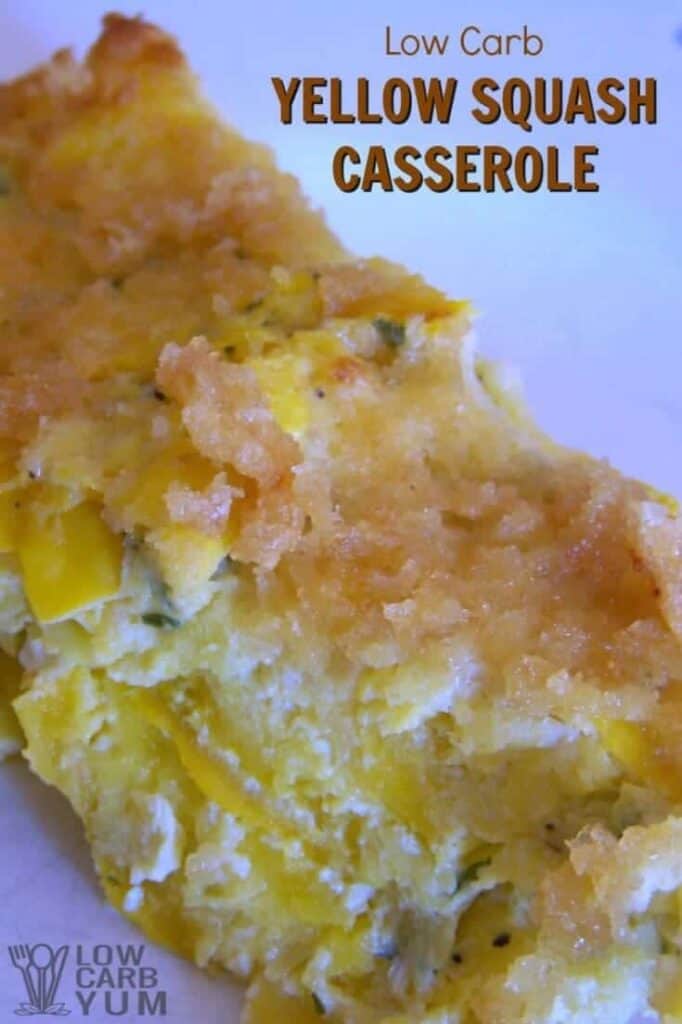 Easy Yellow Squash Casserole Recipe - Gluten Free | Low Carb Yum