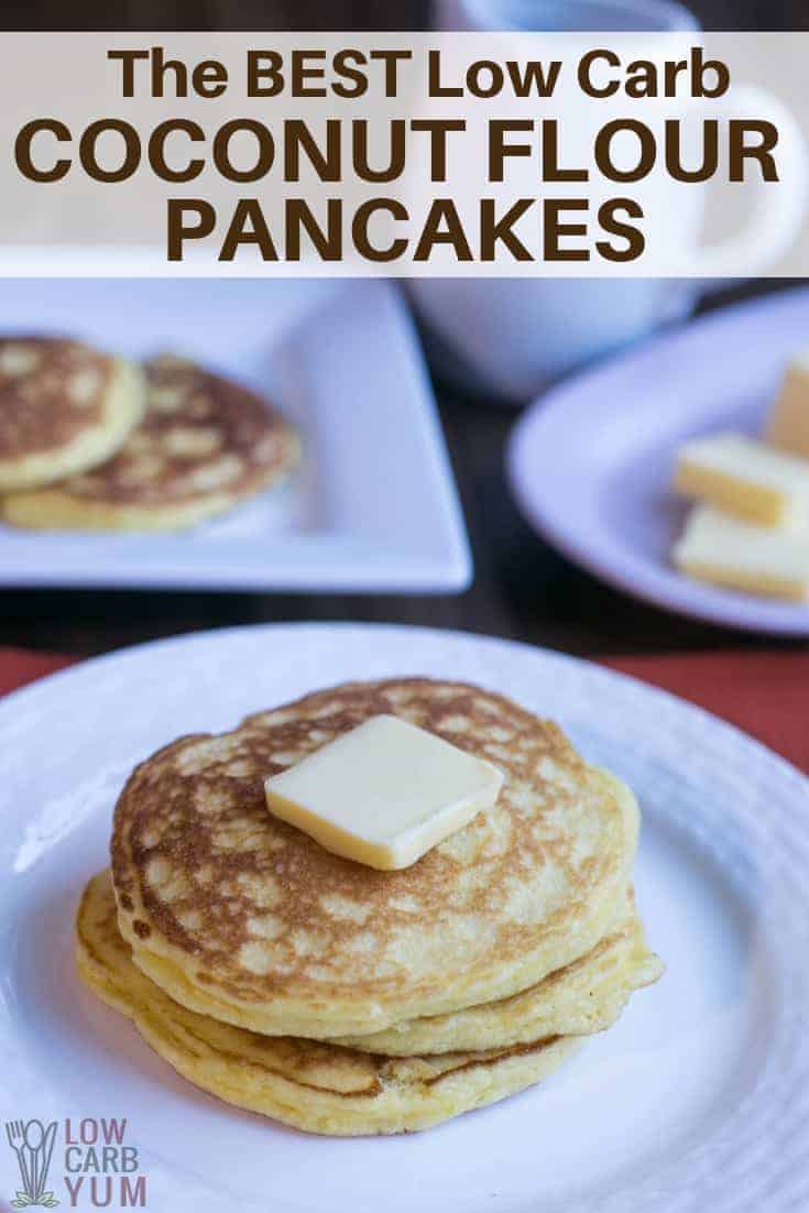 Coconut Flour Pancakes Keto Low Carb Gluten Free Low Carb Yum