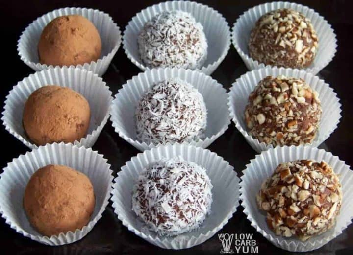 Chocolate Cream Cheese Truffles Candy (Keto) | Low Carb Yum