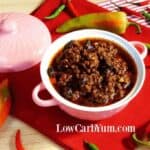 Low carb no bean chili short