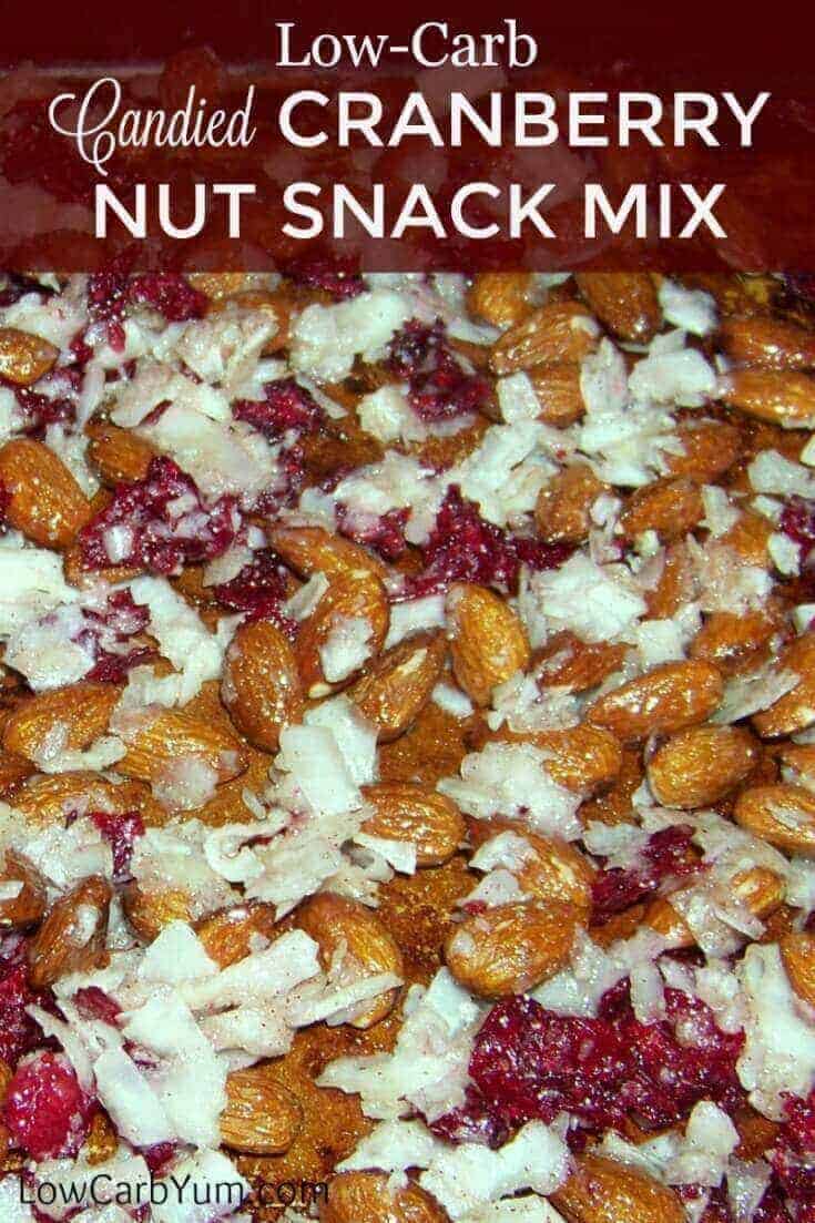 Sweet Coconut Almond Cranberry Trail Mix Recipe | Low Carb Yum