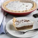 Simple dairy free low carb chocolate pie