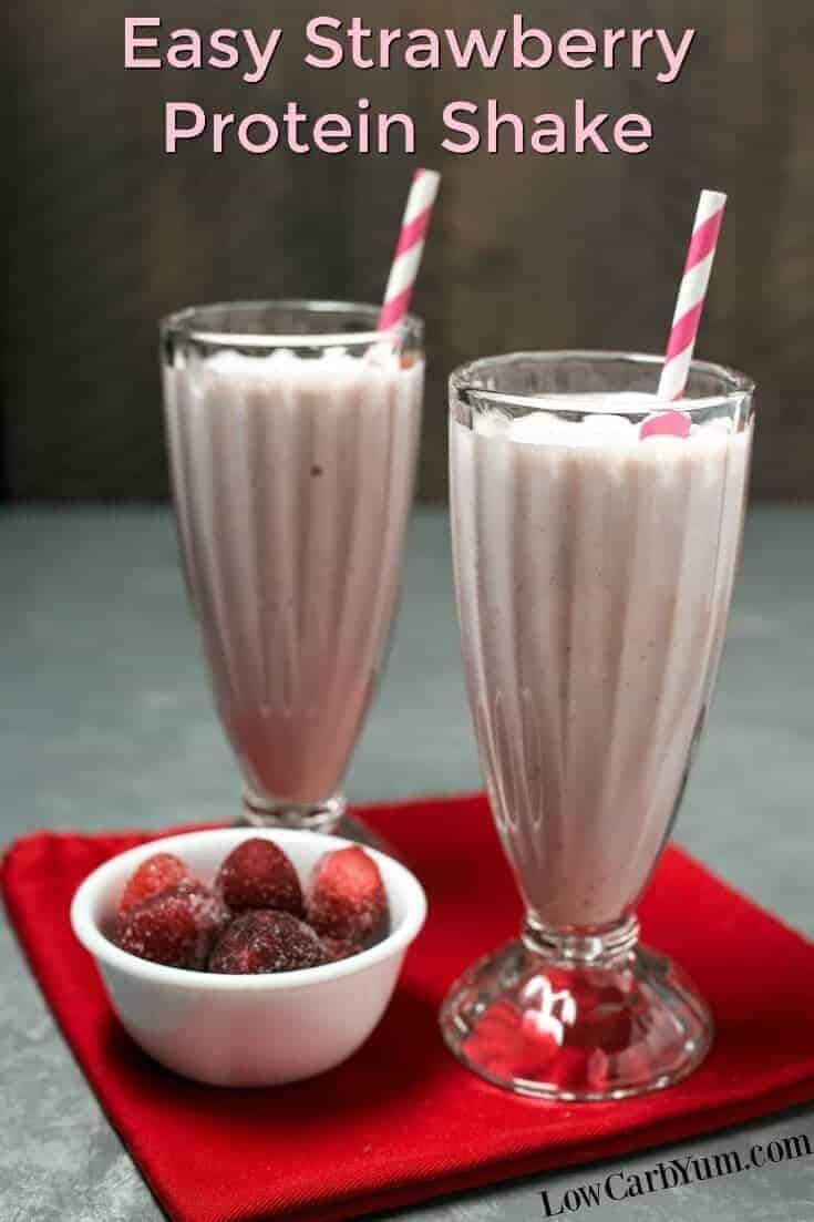 Easy Blender Keto Protein Milkshake Recipe 