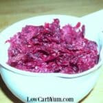Stevia sugar free dried cranberries in cup