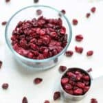 Unsweetened sugar free dried cranberries