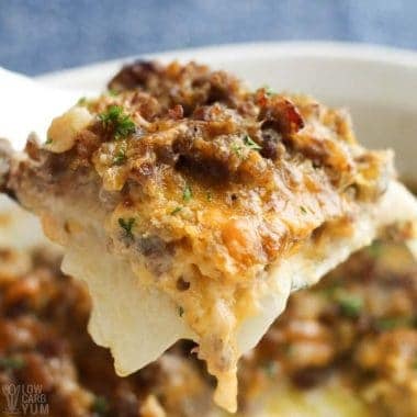 Slice of daikon sausage casserole