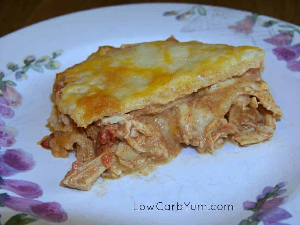 Mexican Chicken Lasagna Gluten Free Low Carb Yum