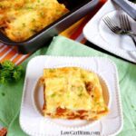 Basic Low Carb Egg Casserole Recipe with Sausage