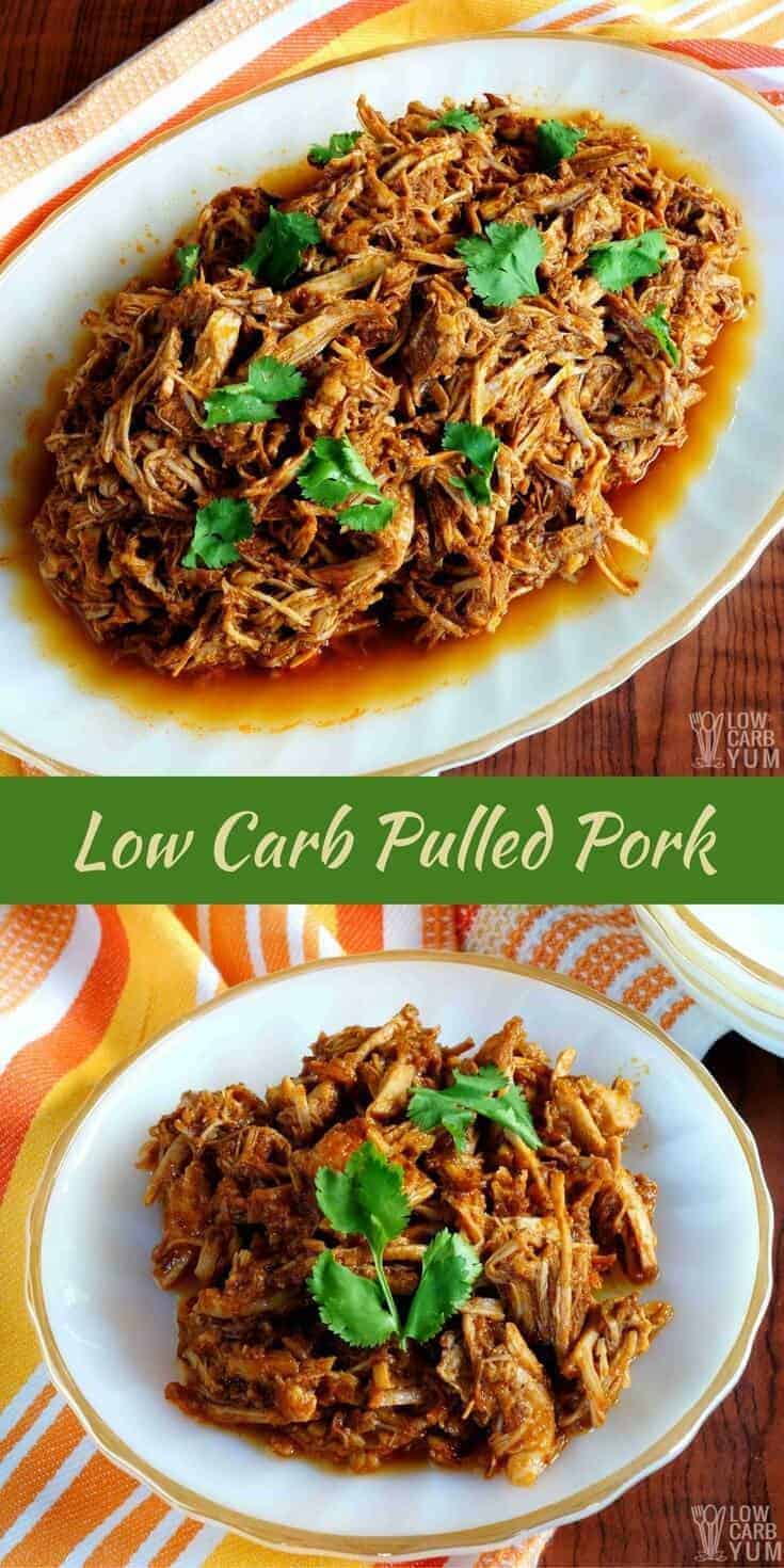 Low Carb Pulled Pork Recipe - No Sugar Added | Low Carb Yum