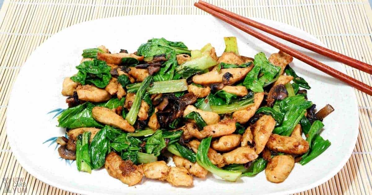 Keto Rooster Bok Choy Stir Fry grannysketorecipes