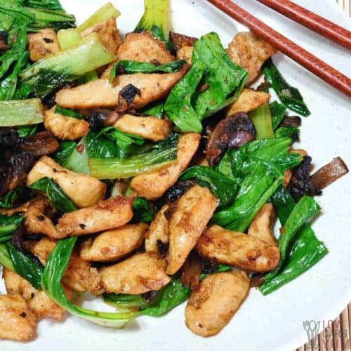 Keto Chicken Bok Choy Stir Fry - Low Carb Yum