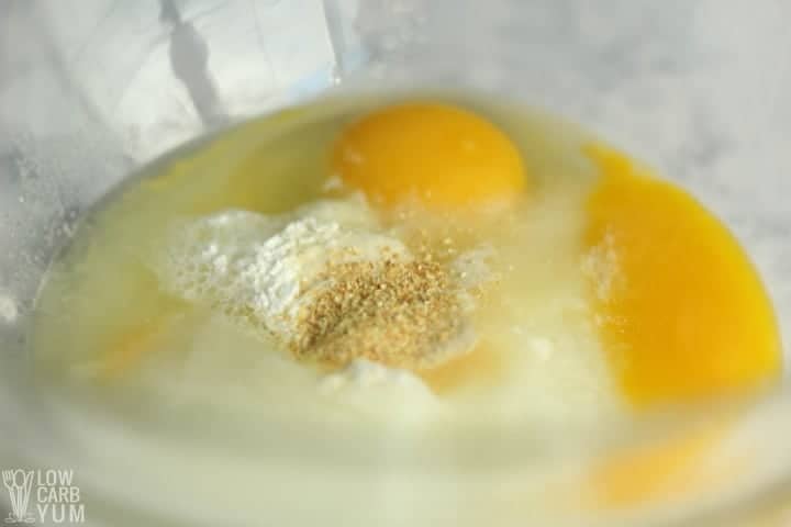 Lemon filling ingredients in bowl