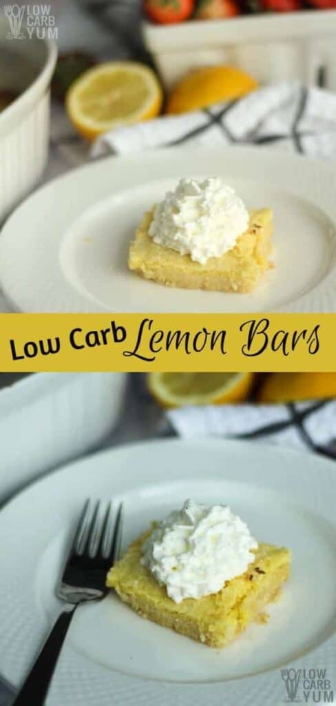 Low carb lemon bars recipe