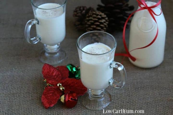 Sugar Free Eggnog for the Holidays - Low Carb | Low Carb Yum