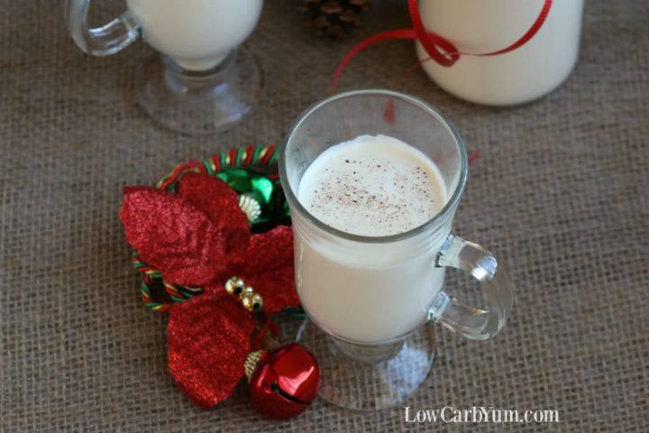 Low carb sugar free eggnog recipe